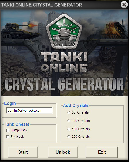 tanki online crystal generator 2018